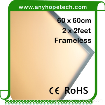 Recessed Modern design super brightness high lumen led panel light 600 600